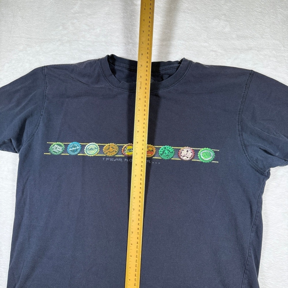 New Blue Beer Bottle Cap Graphic T Shirts Mens Size XL Short Sleeve - Picture 4 of 6